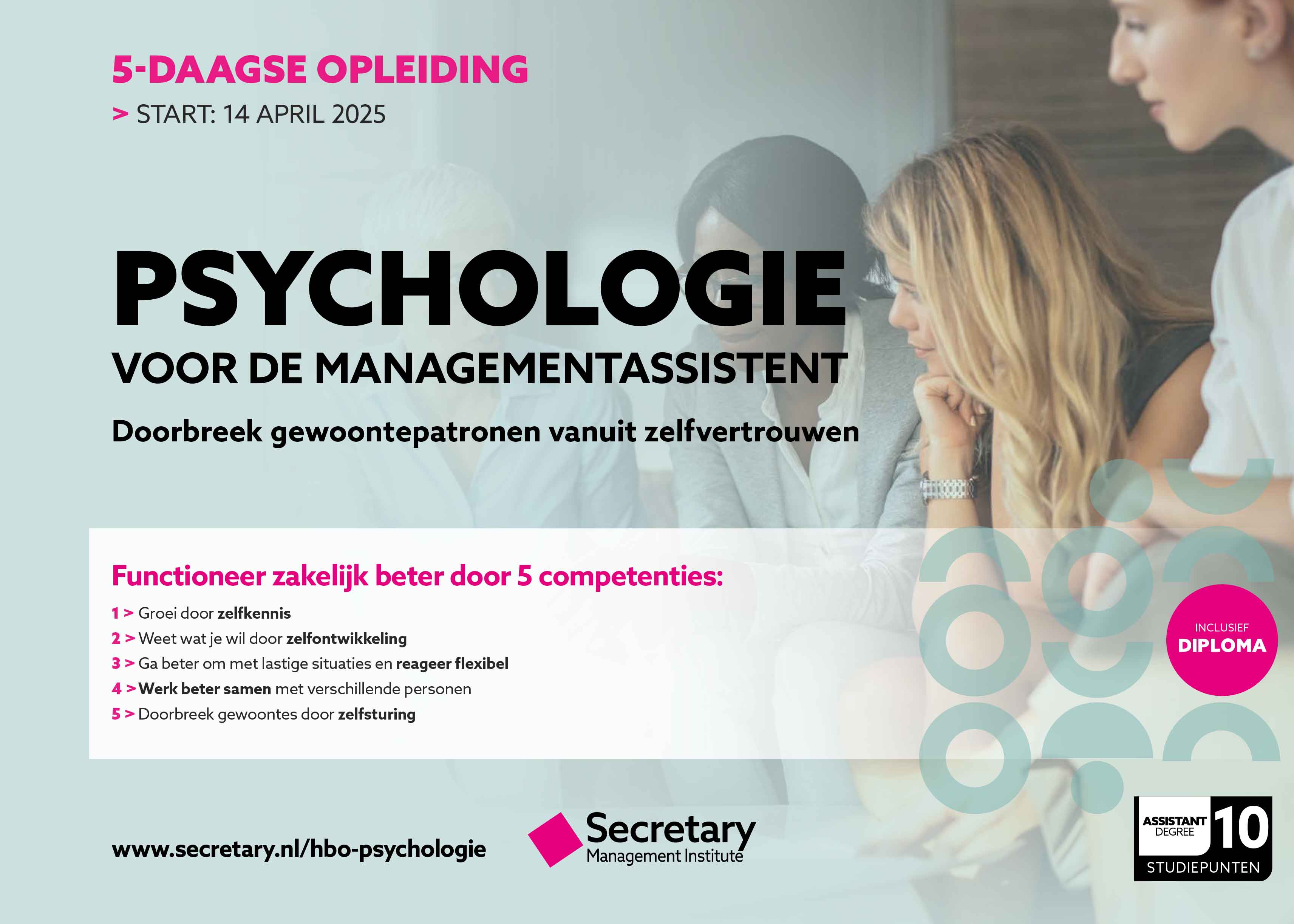 Opleiding Psychologie voor de managementassistent