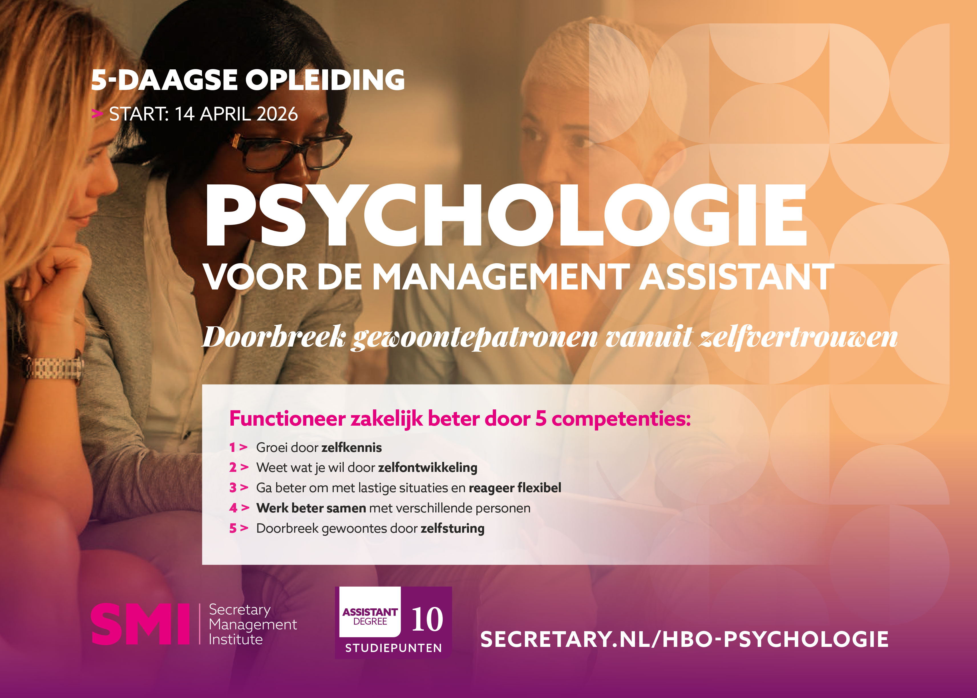 Opleiding Psychologie voor de management assistant
