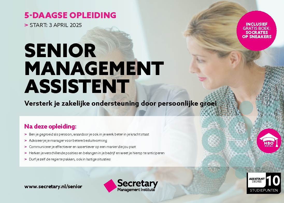 Opleiding Senior Management Assistent