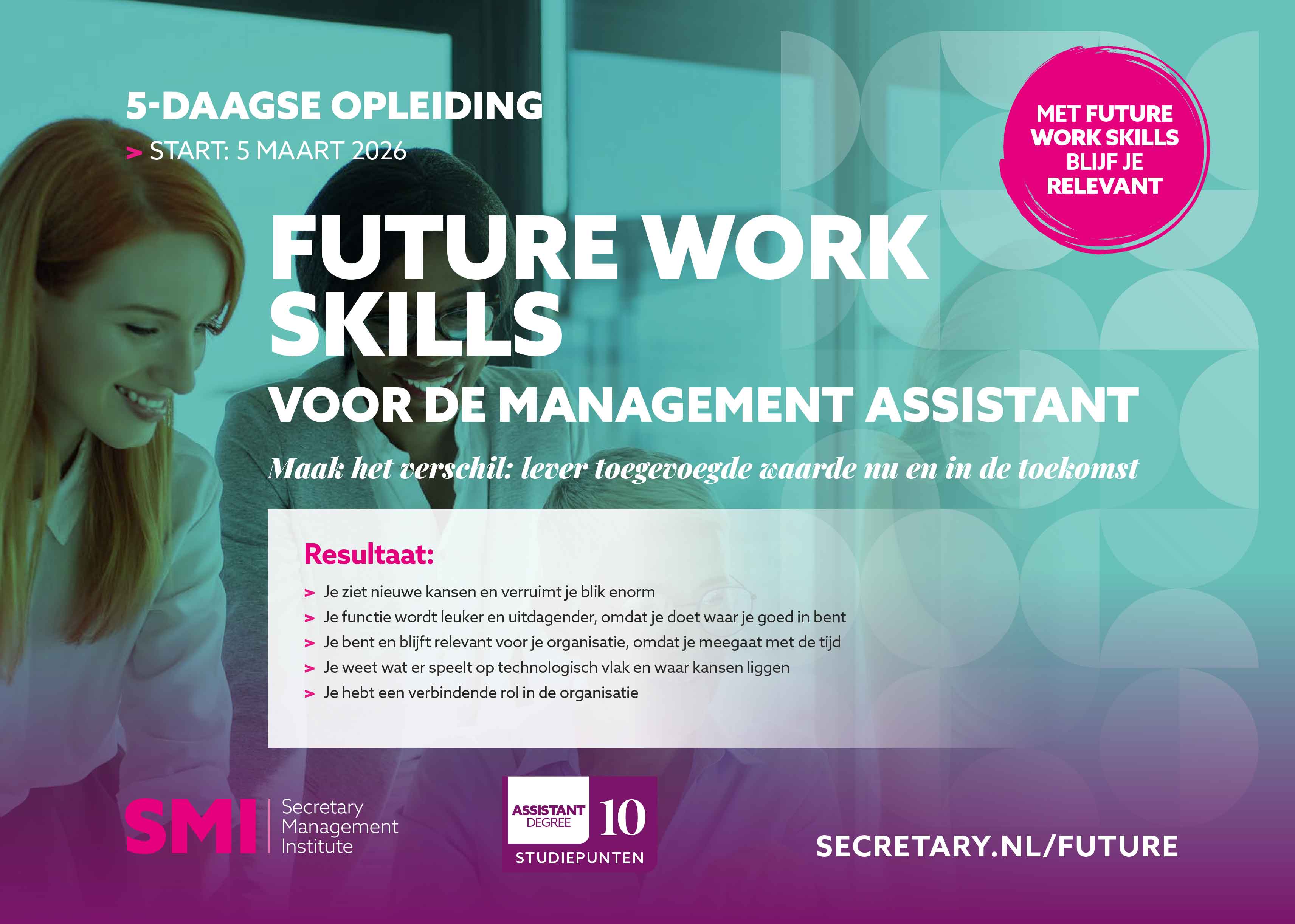Opleiding Future Work Skills voor de management assistant
