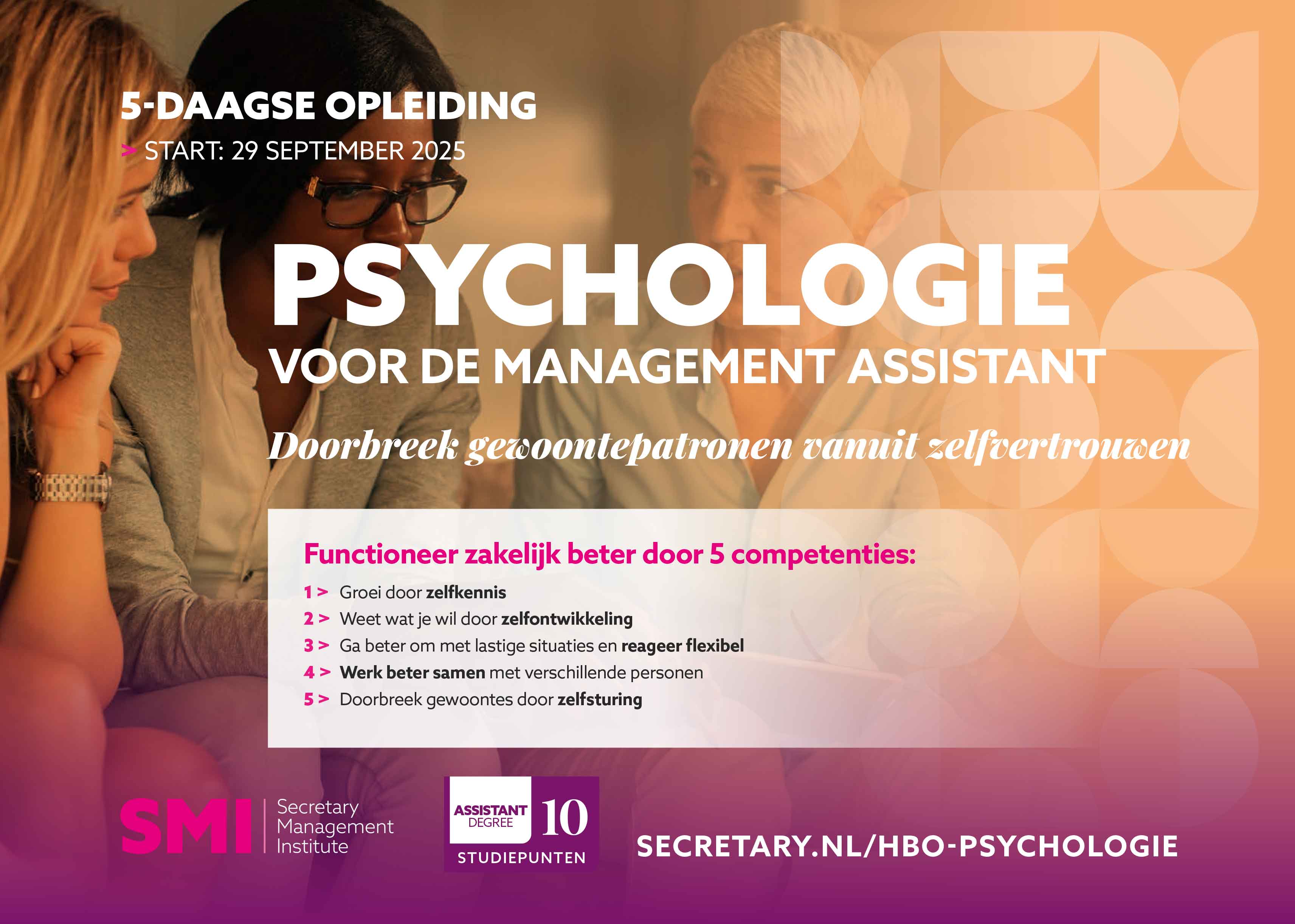 Opleiding Psychologie voor de management assistant